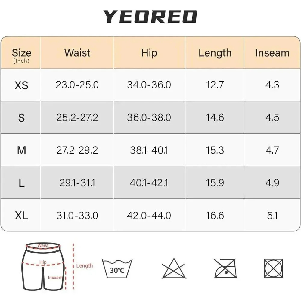 Workout Shorts with Pockets Charm Gym Biker Shorts for Women High  Waisted - Picture 6 of 6